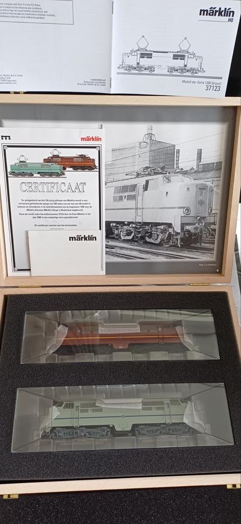 Märklin 37123 H0 Dubbelset serie 1200 Serie NS., Hobby en Vrije tijd, Wisselstroom, Locomotief, Nieuw, Ophalen of Verzenden
