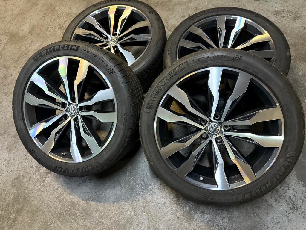 ✅ 20 inch Volkswagen Tiguan Suzuka velgen 5x112 Allspace, Ophalen, Gebruikt, 265 mm, Banden en Velgen