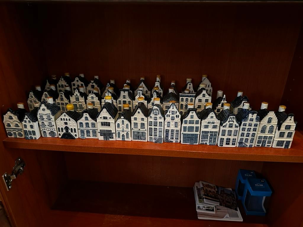 KLM Huisjes Collectie met Accessoires, Verzamelen, KLM Huisjes, Ophalen, Gebruikt, 1 t/m 20