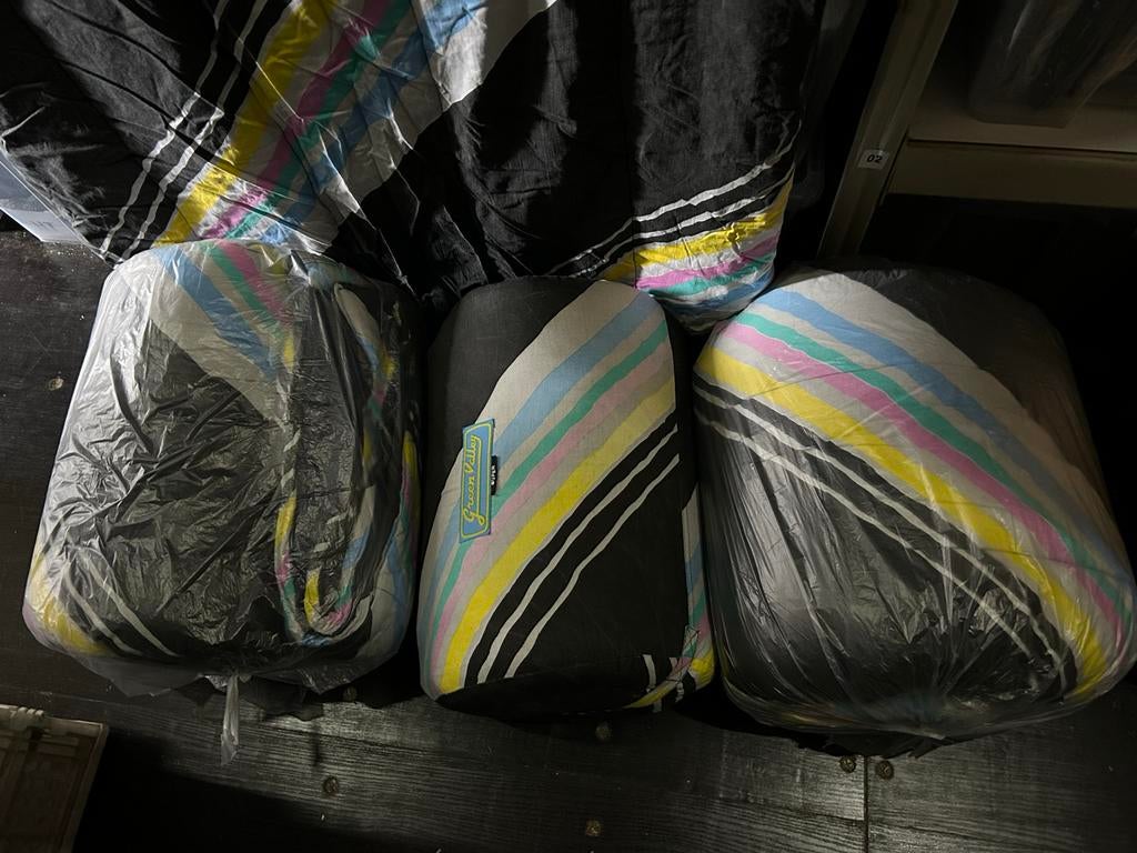 4 Green Valley Slaapzakken 200x90cm - Camping Klaar!, Caravans en Kamperen, Gebruikt, ., Ophalen of Verzenden, .