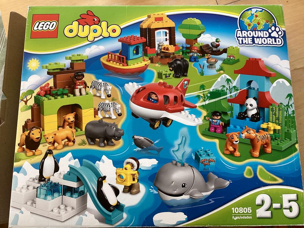 Lego Duplo Around the world 10805, Ophalen of Verzenden, Zo goed als nieuw, Complete set, Duplo