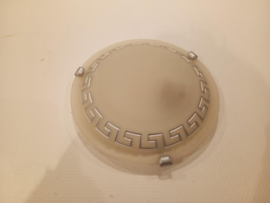 Plafondlamp met Grieks Design, Ophalen, Gebruikt, Glas, Grieks