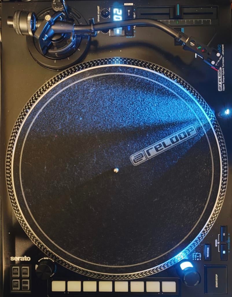 2x Reloop RP-8000 MK2 Draaitafels, Overige merken, Gebruikt, Pitch-regelaar, Ophalen of Verzenden