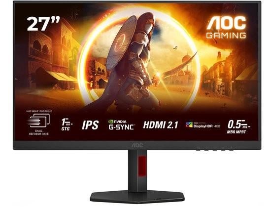 AOC U27G4R - 27 inch 4K Gaming Monitor - 160Hz, Computers en Software, Monitoren, Gaming, IPS, In hoogte verstelbaar, Apex Electronics