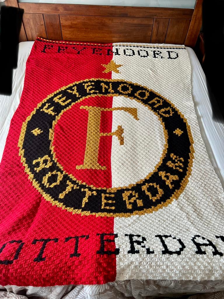 1persoons sprei feyenoord, Huis en Inrichting, Ophalen of Verzenden, Nieuw