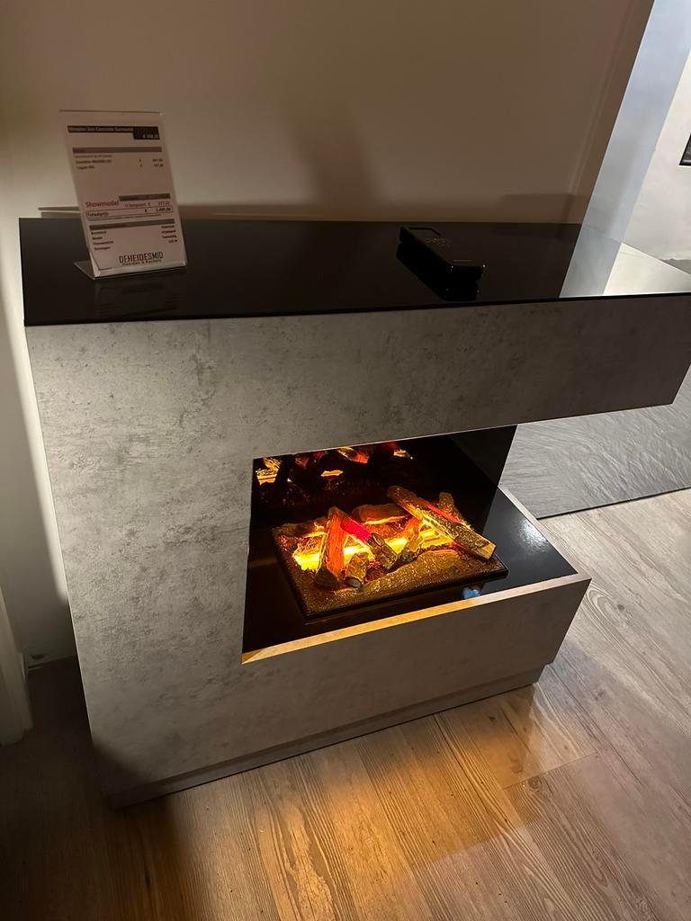 Dimplex Zen met Cassette 400 Led  elektrische haard setprijs, Elektrische haard, NL, Dimplex, Nieuw