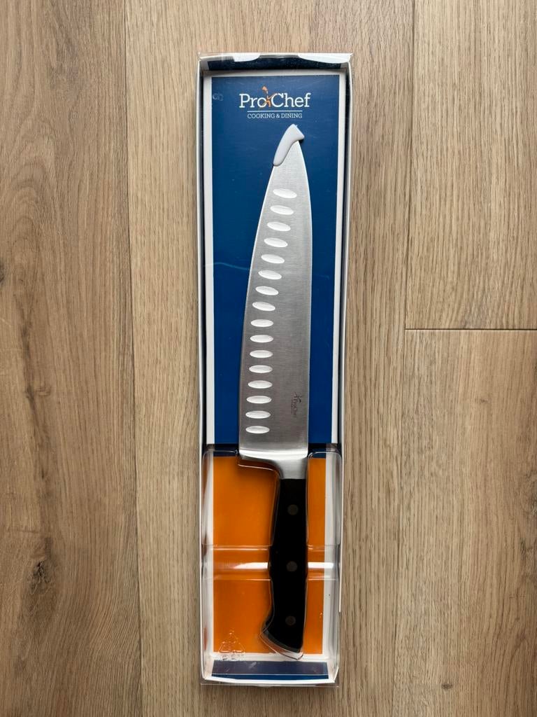 Koksmes nieuw Prochef 20 cm, Ophalen of Verzenden, Nieuw, Rvs of Chroom, Los bestek