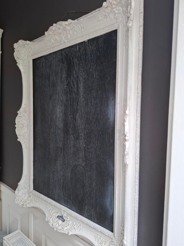 Schoolbord in oude lijst, Ophalen, Gebruikt, Krijtbord