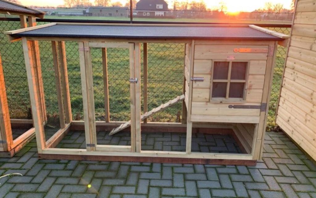 Hoog kippenhok maatwerk nieuw, Dieren en Toebehoren, Ophalen of Verzenden, Nieuw, Kippenhok of Kippenren