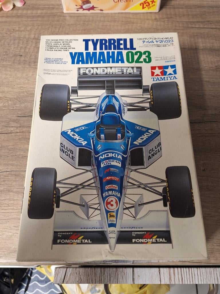 Vintage bouwmodel 1:20 Tamiya Tyrell Yamaha 023 1995, Auto, Groter dan 1:32, Nieuw, Ophalen of Verzenden