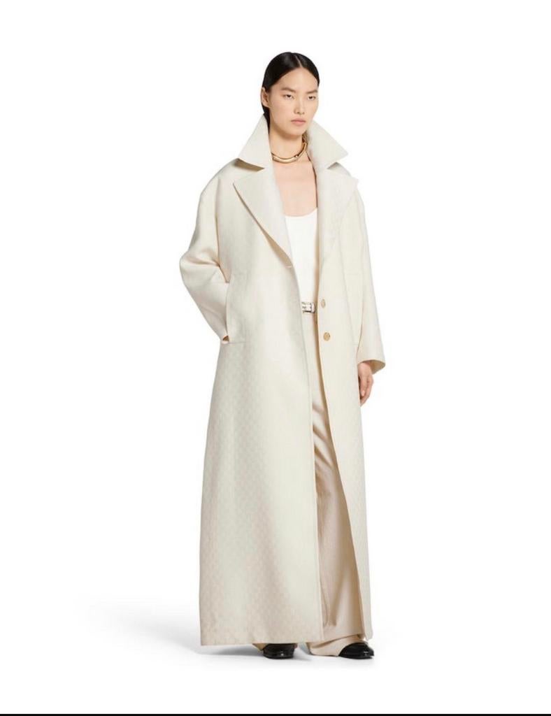 Gucci oversized jas, Ophalen of Verzenden, Nieuw, Maat 46/48 (XL) of groter, Wit