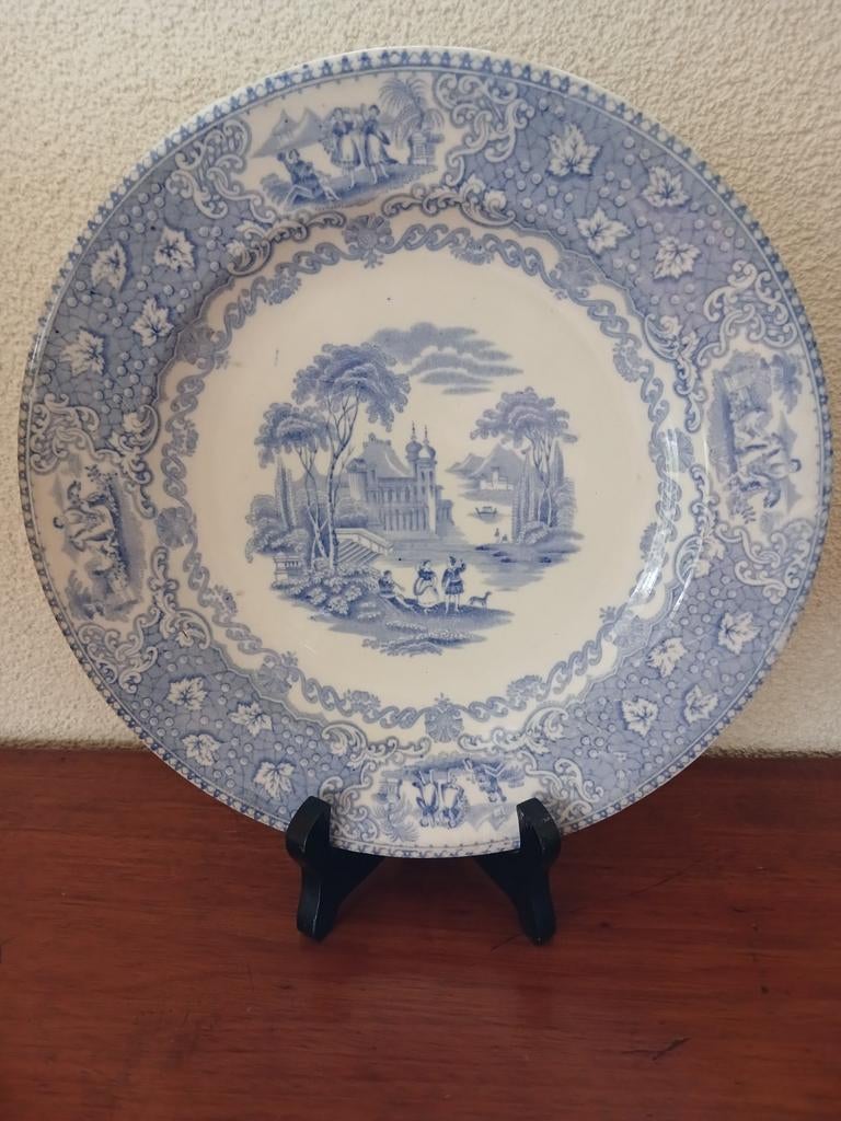 Mooi Antiek Italiaans Wandbord, Ophalen of Verzenden