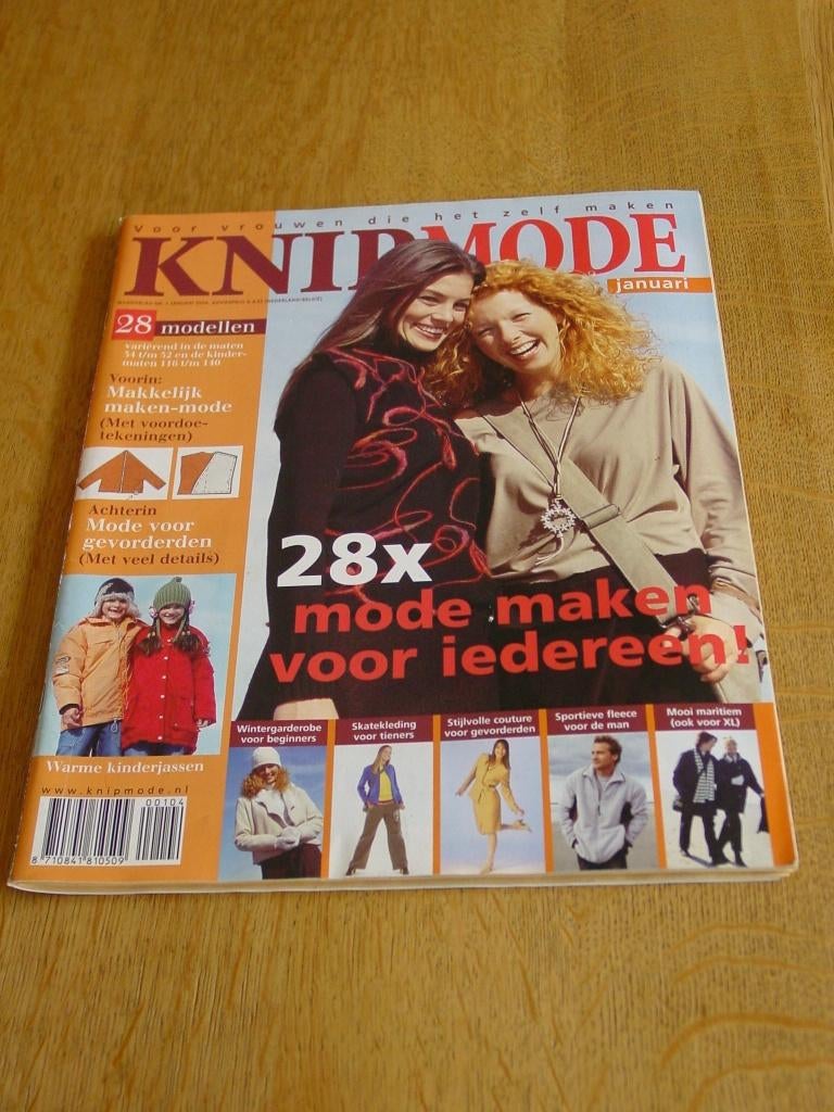 Knipmode nr. 1 / januari 2004, Ophalen of Verzenden, Gebruikt, Vrouw, Knipmode