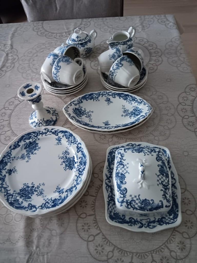 Ontbijt servies Valeria Villeroy en Boch, Ophalen, Gebruikt, Overige stijlen, Porselein