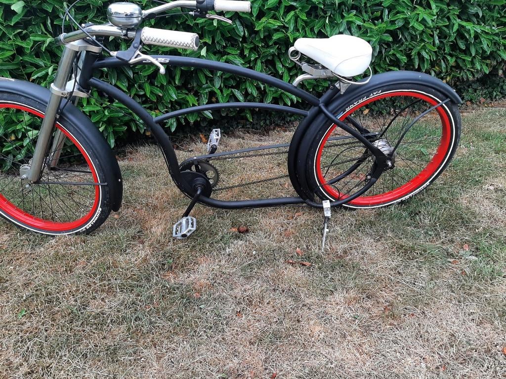 Basman project 346 Chopper Fiets, Fietsen en Brommers, Fietsen | Cruisers en Lowriders, Gebruikt, Staal, Heren, Ophalen of Verzenden