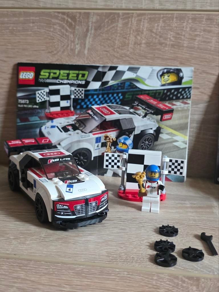 Lego Speed Champions 75873 Audi R8, Kinderen en Baby's, Speelgoed | Duplo en Lego, Ophalen of Verzenden, Zo goed als nieuw