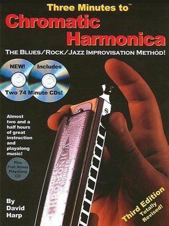 Three Minutes to Chromatic Harmonica: The Blues/Rock/Jazz, Mondharmonica, Overige genres, Les of Cursus, Ophalen of Verzenden