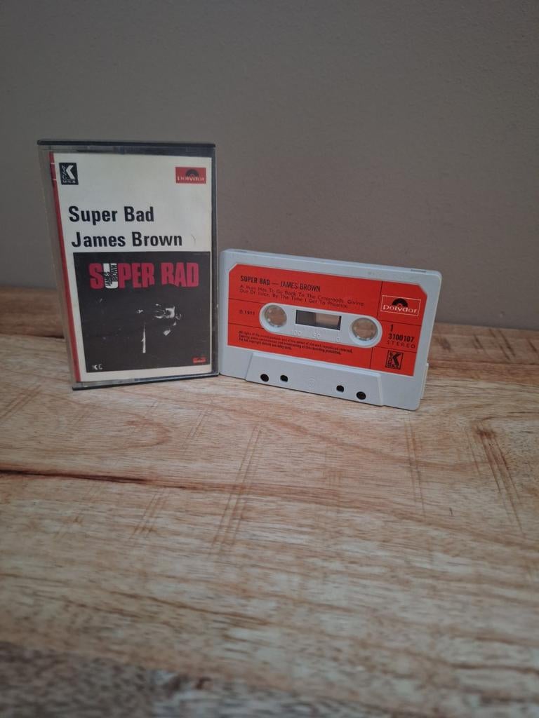 James Brown - Super Bad Cassetteband, Gebruikt, 1 bandje, Ophalen of Verzenden, Origineel