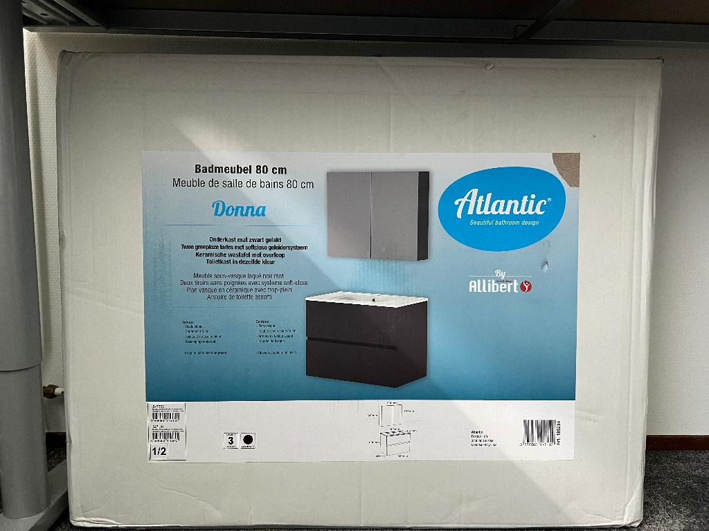 Allibert badkamermeubelset (Nieuw), Ophalen, Overige typen, Nieuw, 50 tot 100 cm