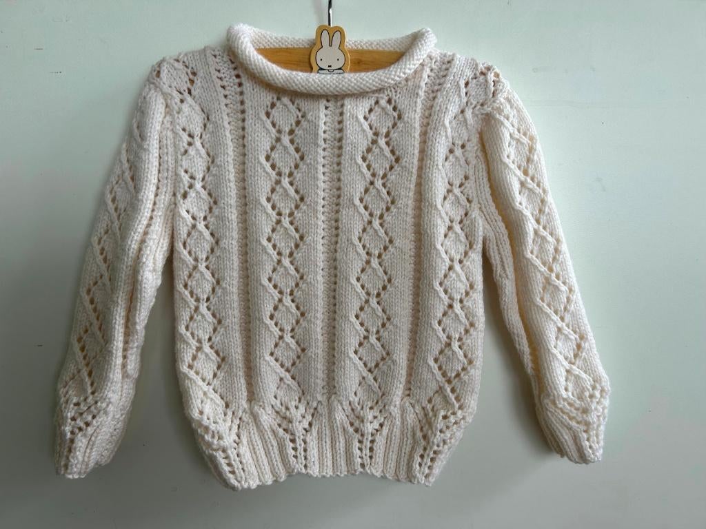 wollen truitje voor meisje maat 86 NIEUW, Kinderen en Baby's, Handgemaakt, Nieuw, Ophalen of Verzenden, Truitje of Vestje