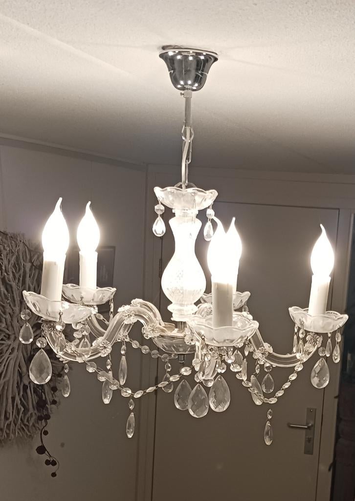 Hanglamp kroonluchter klassiek, Ophalen, Minder dan 50 cm