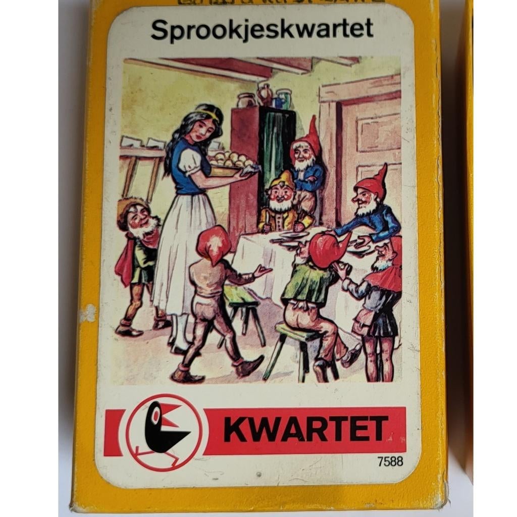Vintage sprookjeskwartet kwartet Bordspellen, en nog Kaarten, Verzamelen, Speelkaarten, Jokers en Kwartetten, Ophalen of Verzenden