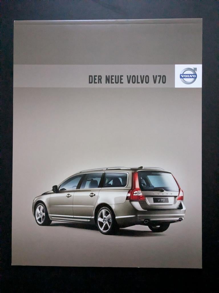 Brochure VOLVO V70  2008 + prijslijst  sept. '07 (Duits), Ophalen of Verzenden, Zo goed als nieuw, Volvo