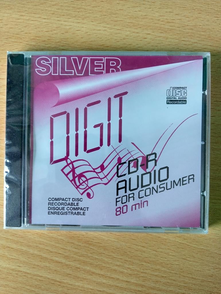 SILVER DIGIT CD-R 80MIN * Geschikt Voor Audio CD Recorders *, Ophalen of Verzenden, Nieuw, Cd, SILVER DIGIT
