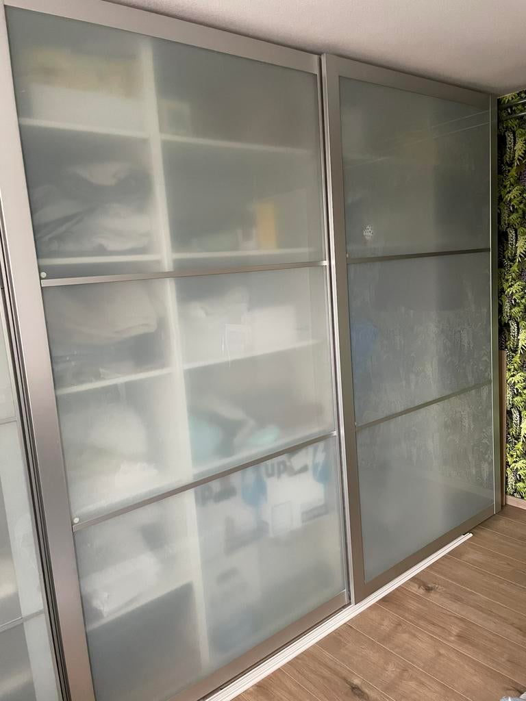 IKEA lyngdal schuifdeuren 250x236, Doe-het-zelf en Verbouw, Deuren en Horren, Ophalen, Binnendeur, Zo goed als nieuw, 120 cm of meer