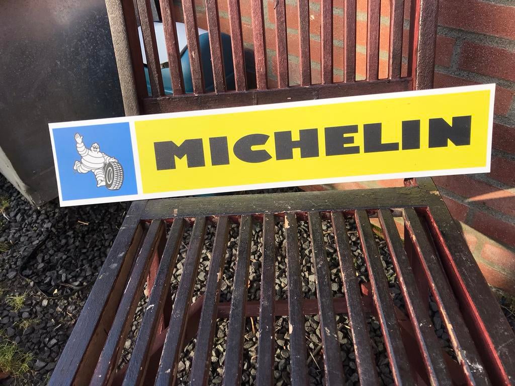 MICHELIN banden reclamebord, Ophalen of Verzenden, Gebruikt, Reclamebord