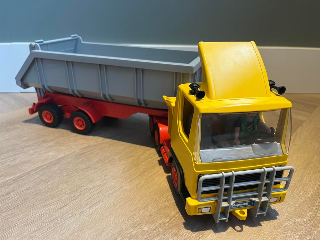 Playmobil vrachtwagen, Ophalen, Zo goed als nieuw, Complete set