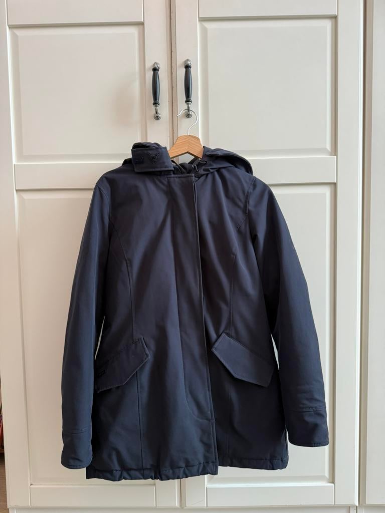 Airforce 2 Pocket Parka | Winterjas | Zo goed als nieuw, Kleding | Dames, Jassen | Winter, Ophalen, Airforce, Blauw, Zo goed als nieuw