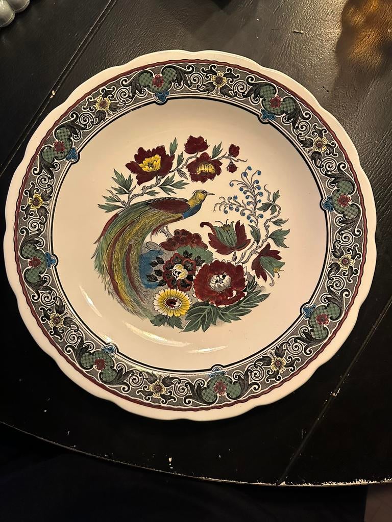 Vintage Boch Belgium for Royal Sphinx wandbord, Ophalen