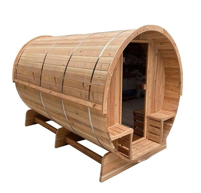 TR270 Barrelsauna | Compleet geleverd | Levering NL/BE, Sport en Fitness, Sauna, Ophalen of Verzenden, Nieuw, Fins of Traditioneel
