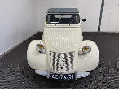 Citroën 2CV 1956, Auto's, Citroën, Stof, 2CV, Cabriolet, Wit