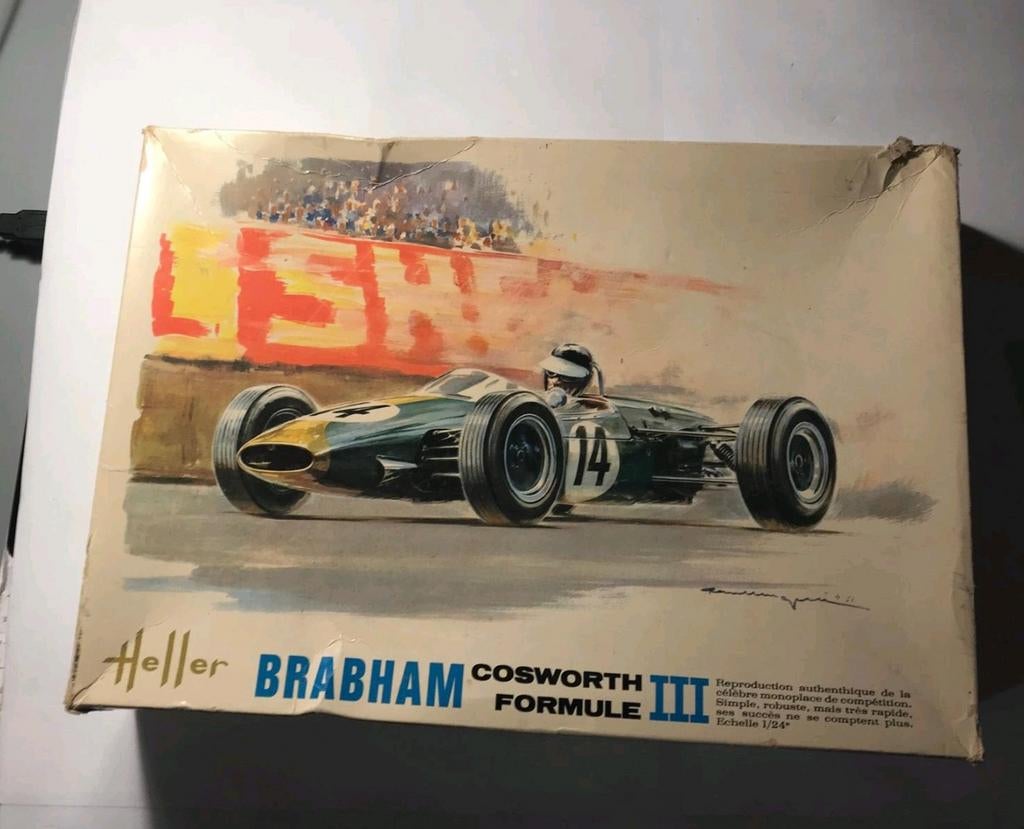 Brabham Crosworth Formule III Heller Schaal 1:24, Overige merken, 1:50 of kleiner, Auto, Nieuw