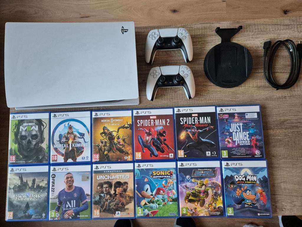 Playstation 5 Z.G.A.N. (825GB, disc edition), Spelcomputers en Games, Spelcomputers | Sony PlayStation 5, Zo goed als nieuw, Ophalen