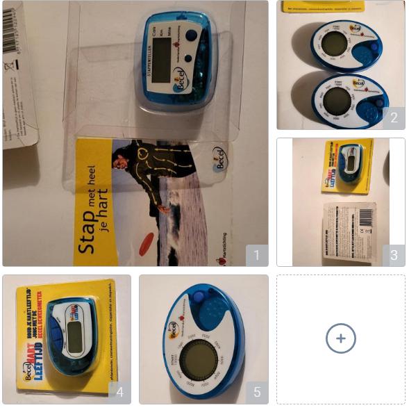 Becel stappenteller nostalgisch Reclame of verzamelobject, Verzamelen, Ophalen of Verzenden, Nieuw, Overige typen