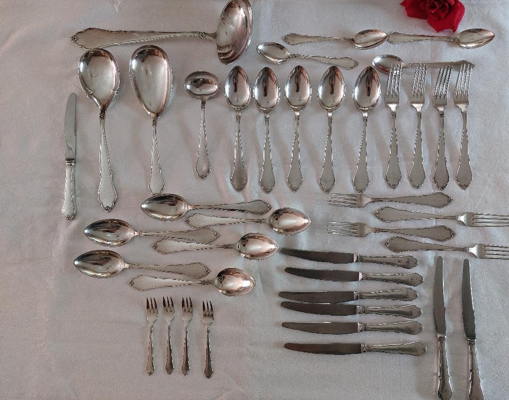 Gero 90 model 650 hamerslag diverse bestekdelen, Verzenden