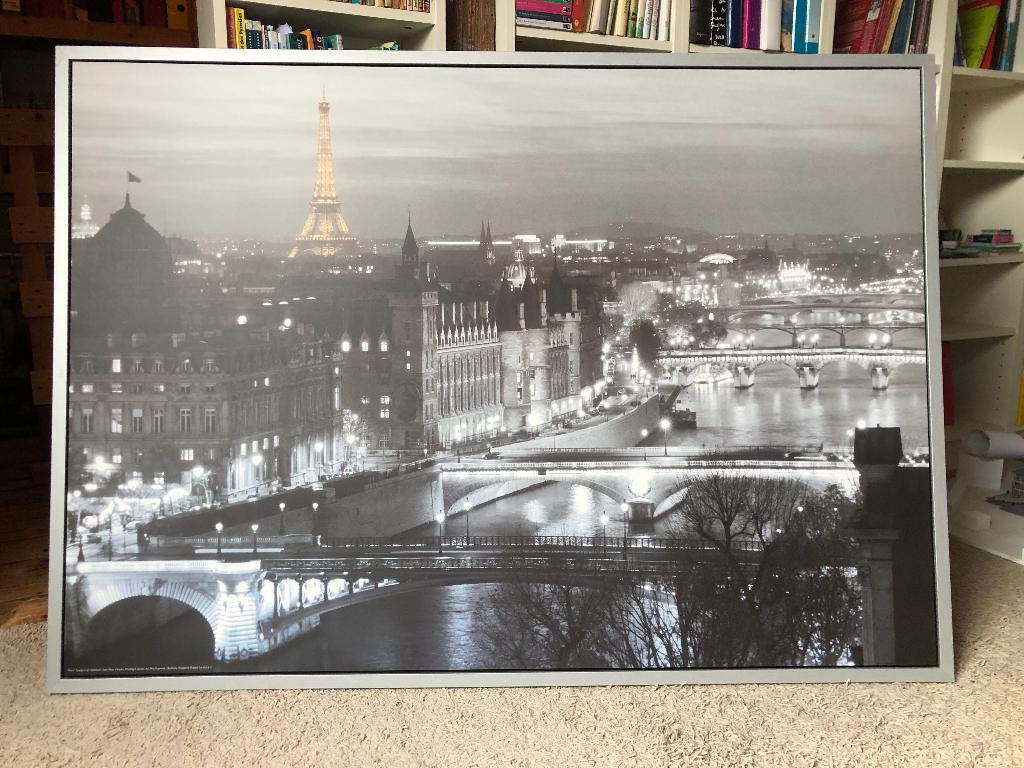 Ikea schilderij Parijs, Ophalen, 125 cm of meer, Zo goed als nieuw, Schilderij