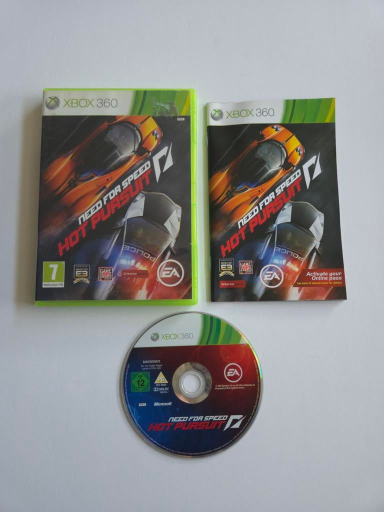 Xbox 360 - Need for Speed Hot Pursuit, 1 speler, Racen en Vliegen, Ophalen of Verzenden, Zo goed als nieuw
