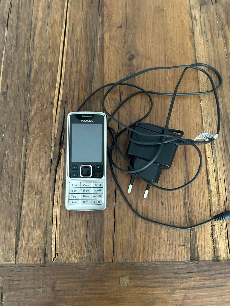 Nokia 6300 silver/zwart, Ophalen, Gebruikt, Minder dan 3 megapixel, Klassiek of Candybar