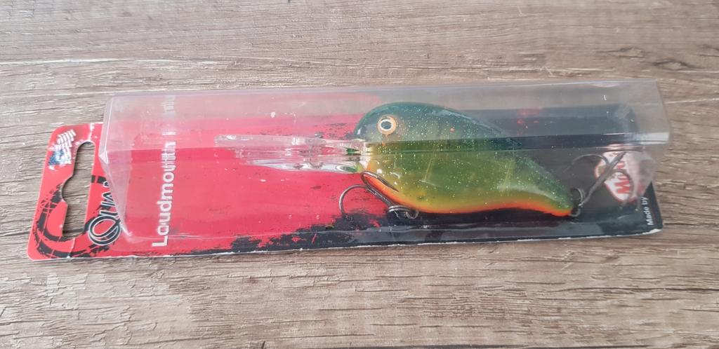 Nieuwe mann's loudmouth 1 kunstaas plug snoekbaars snoek, Watersport en Boten, Hengelsport | Roofvissen, Ophalen of Verzenden