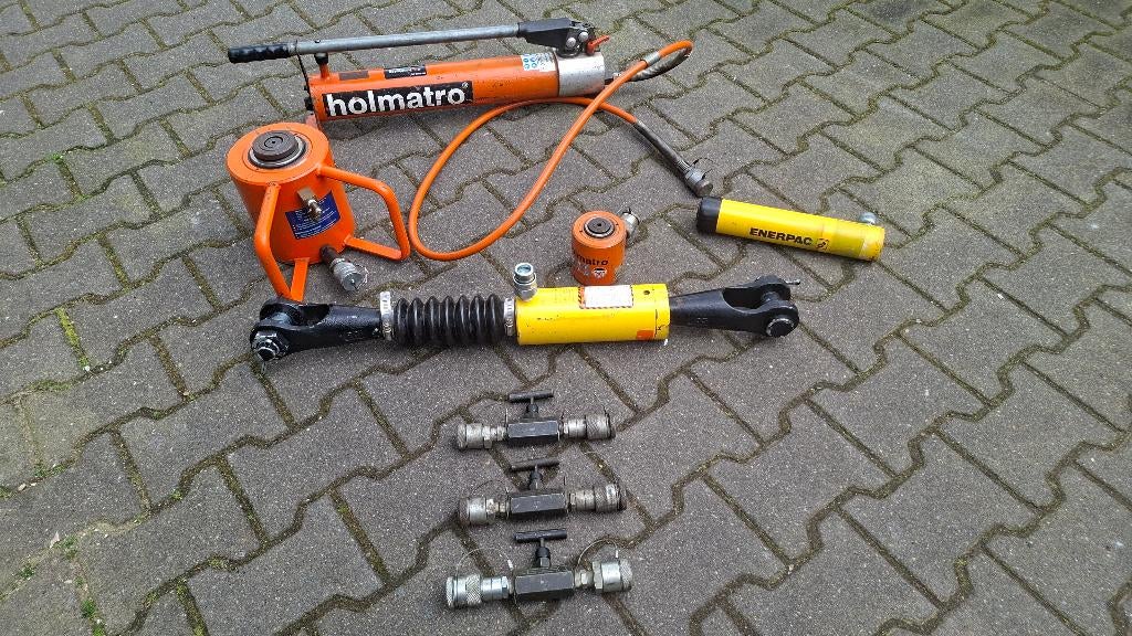 Div. Cilinders pomp enz... Holmatro Enerpac Powerteam, ., Ophalen of Verzenden, Zo goed als nieuw, .