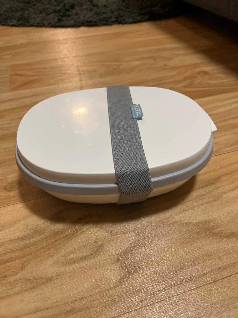Mepal lunchbox Ellipse duo wit, 825 ml, Huis en Inrichting, Ophalen of Verzenden, Zo goed als nieuw
