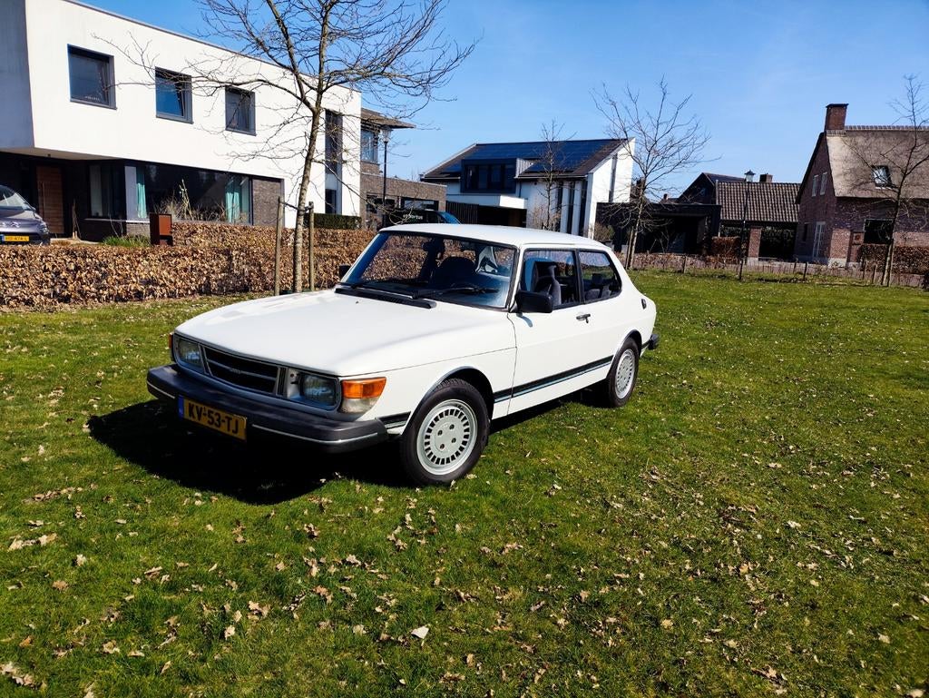 Saab 99 2.0 GL 1984 Wit, 4 cilinders, Wit, Origineel Nederlands, Handgeschakeld
