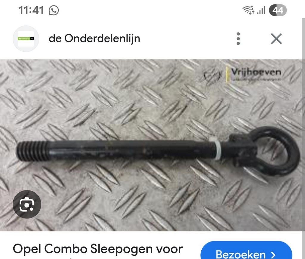 Gezocht Sleepoog Opel Combo Tour C 2010, Ophalen