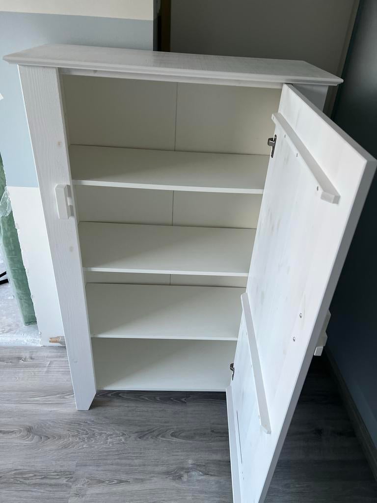 WOOOD spelletjeskast/opbergkast - 142x80x35 cm, Ophalen, Gebruikt, Kast