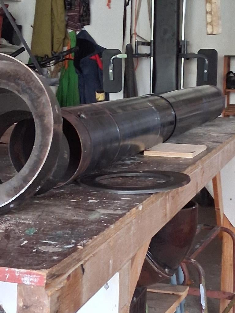 Hardstone speksteenkachel, Huis en Inrichting, Kachels, Ophalen, Gebruikt, Houtkachel, Vrijstaand