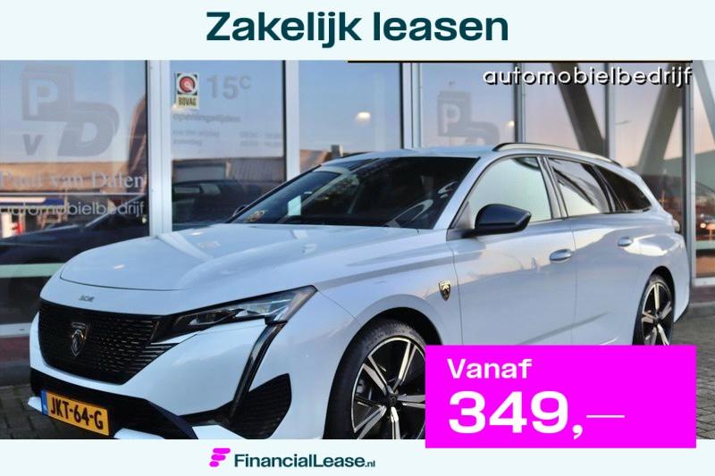 Peugeot 308 Sw 1.2T 130PK AUTOMAAT (EAT8) GT-LINE Navi | Ada, USB, Gebruikt, 1199 cc, Leder en Stof